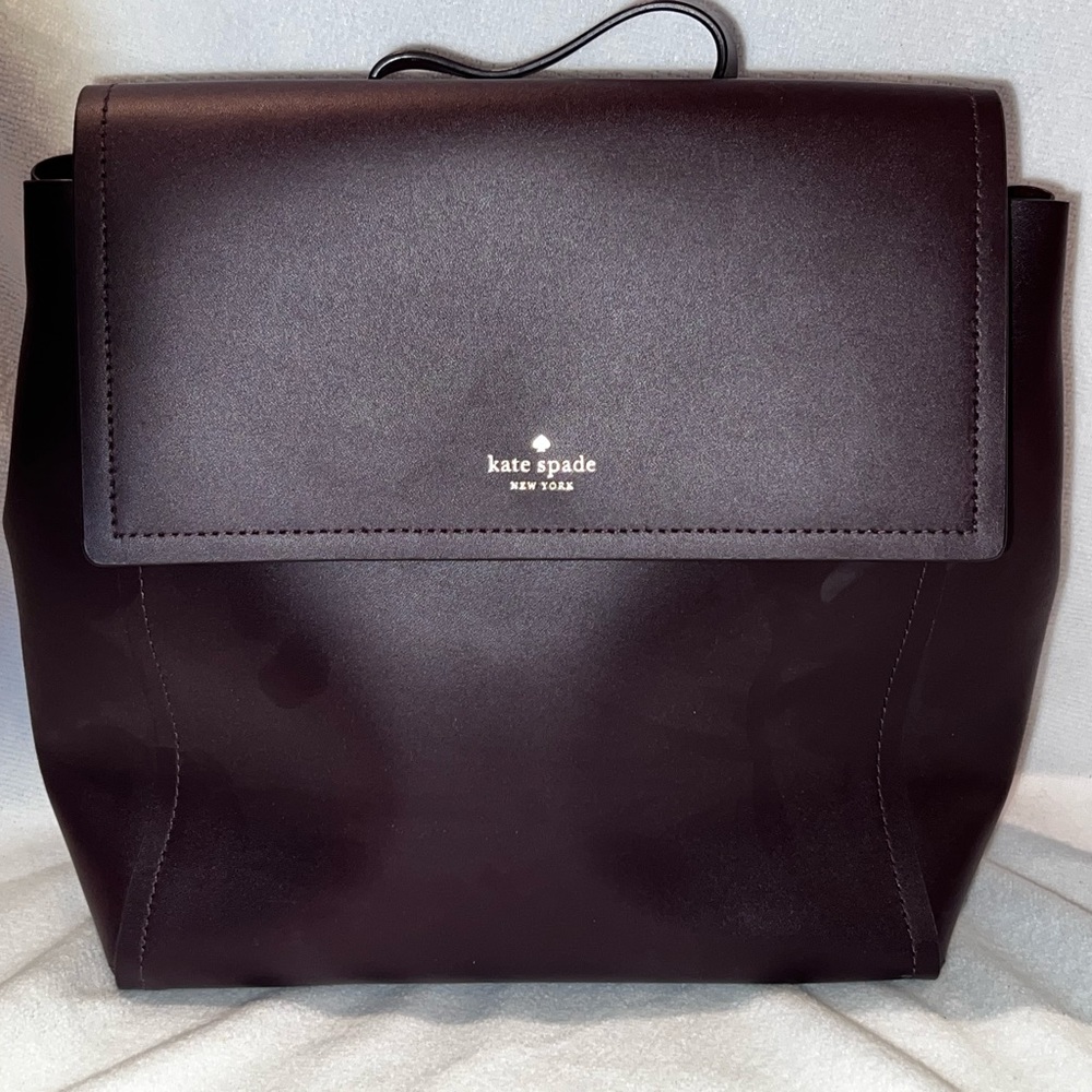 NWT-Kate Spade somerville road chocolate cherry MEGYN BACKPACK